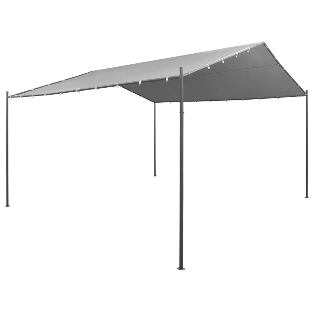 Steel Gazebo 157.5"x157.5"x102.4" Anthracite R969577