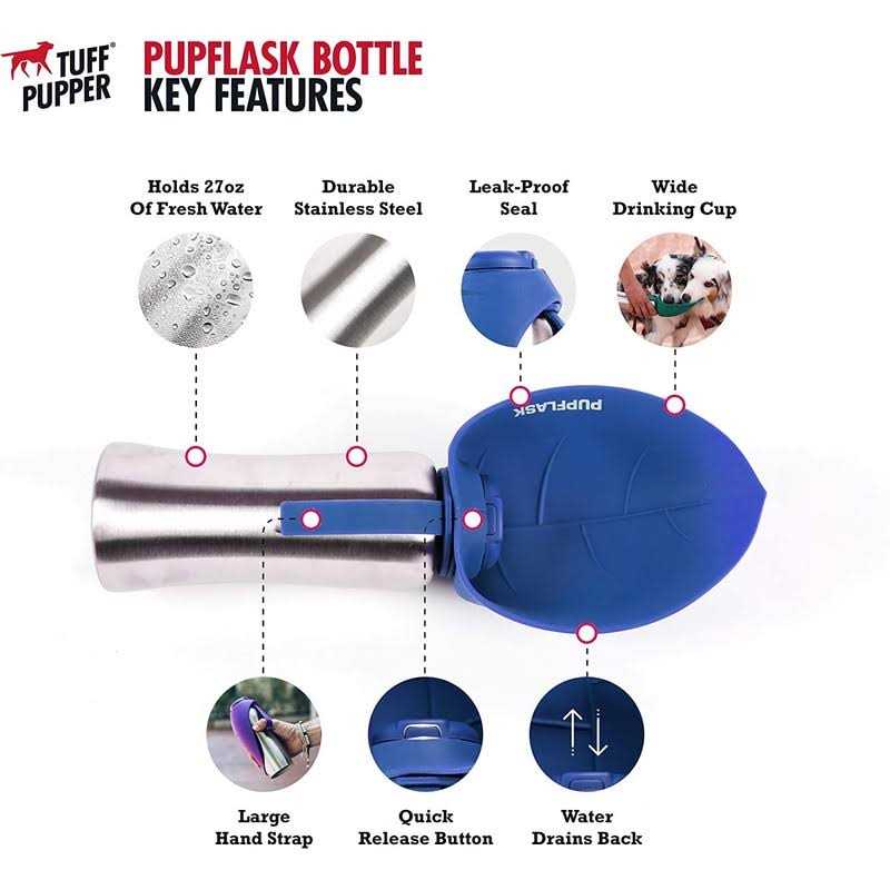 Large Stainless Steel Dog Water Bottle N5122