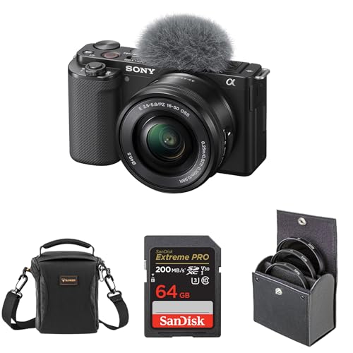 Black APS-C Mirrorless Camera with 16-50mm Lens P876
