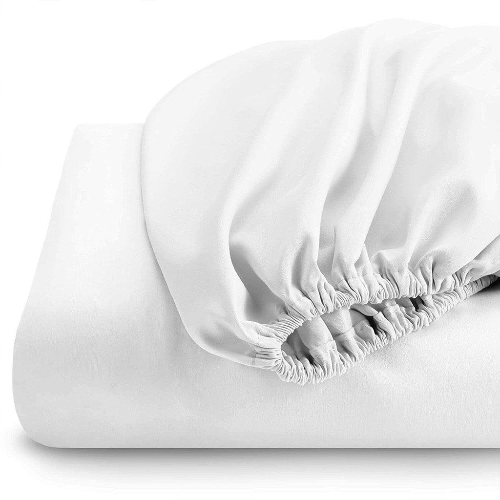100% Cotton Ivory California King Fitted Sheet Y26926