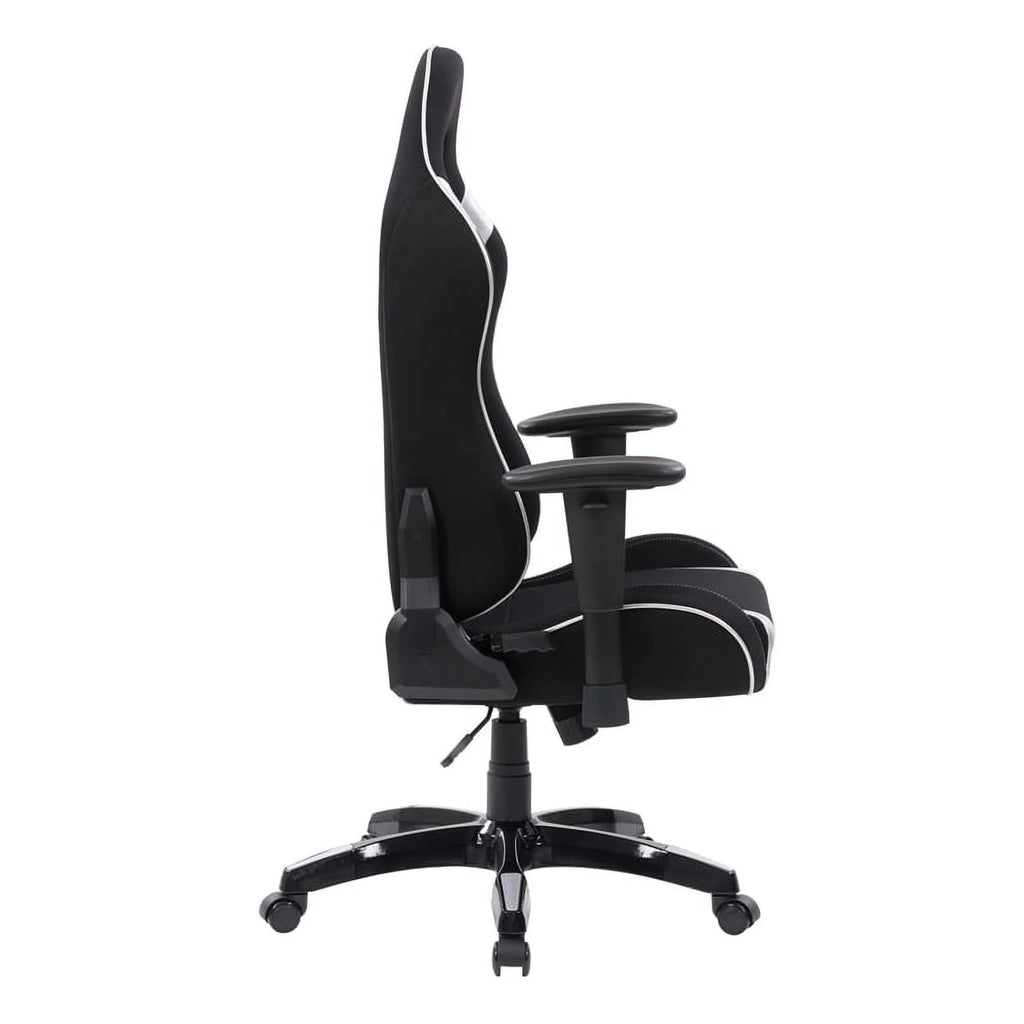 Black High Back Fabric Ergonomic Gaming Chair L66153