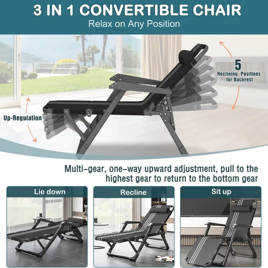 3 In 1 Foldable Chair with Cushion F945122