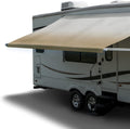 RV Awning Fabric Replacement 15 Foot Tan Heat Sealed Z320614