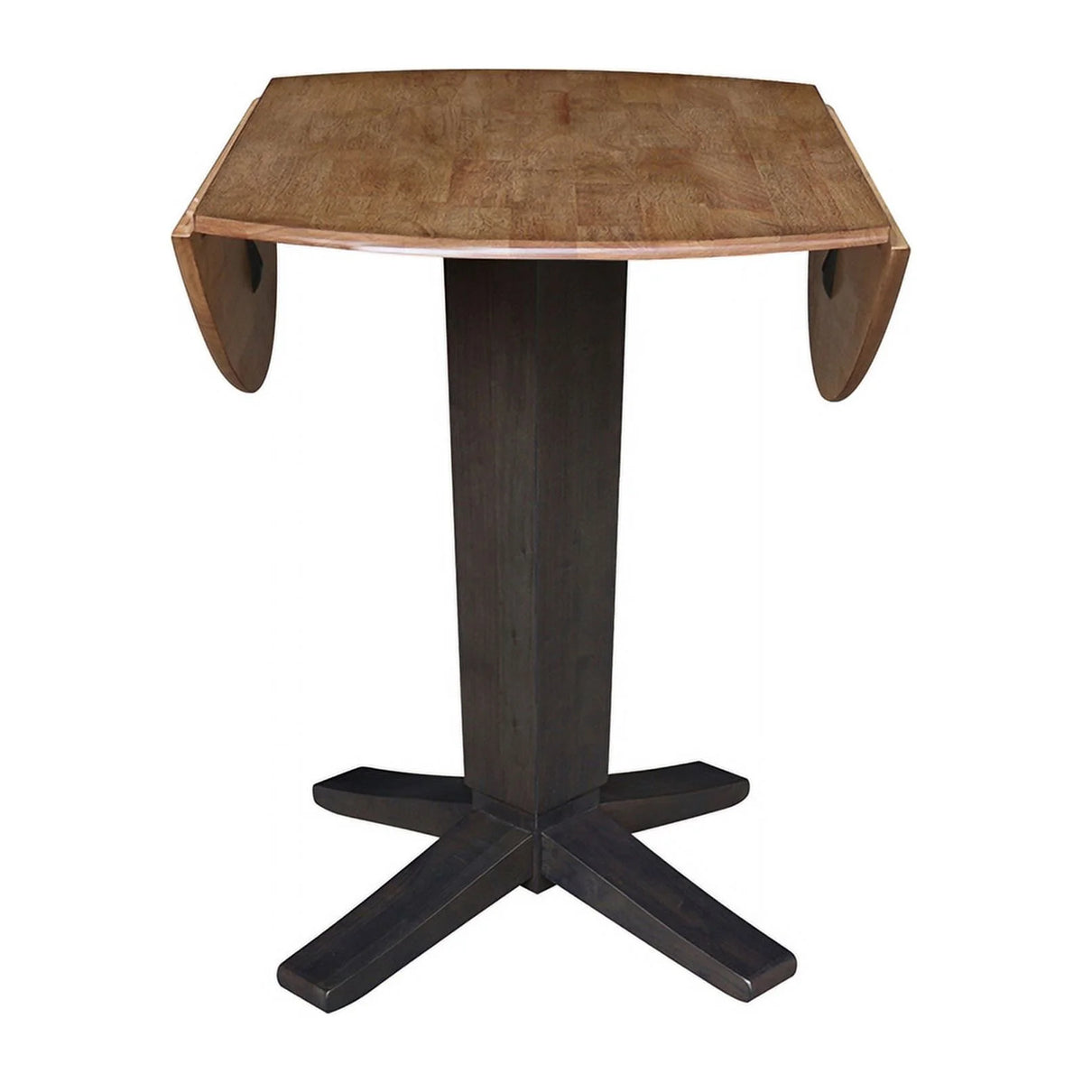 42" Round Dual Drop Leaf Pedestal Dining Table N523377