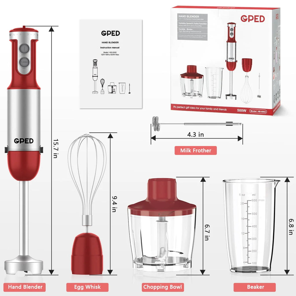 5-in-1 Immersion Hand Blender E921