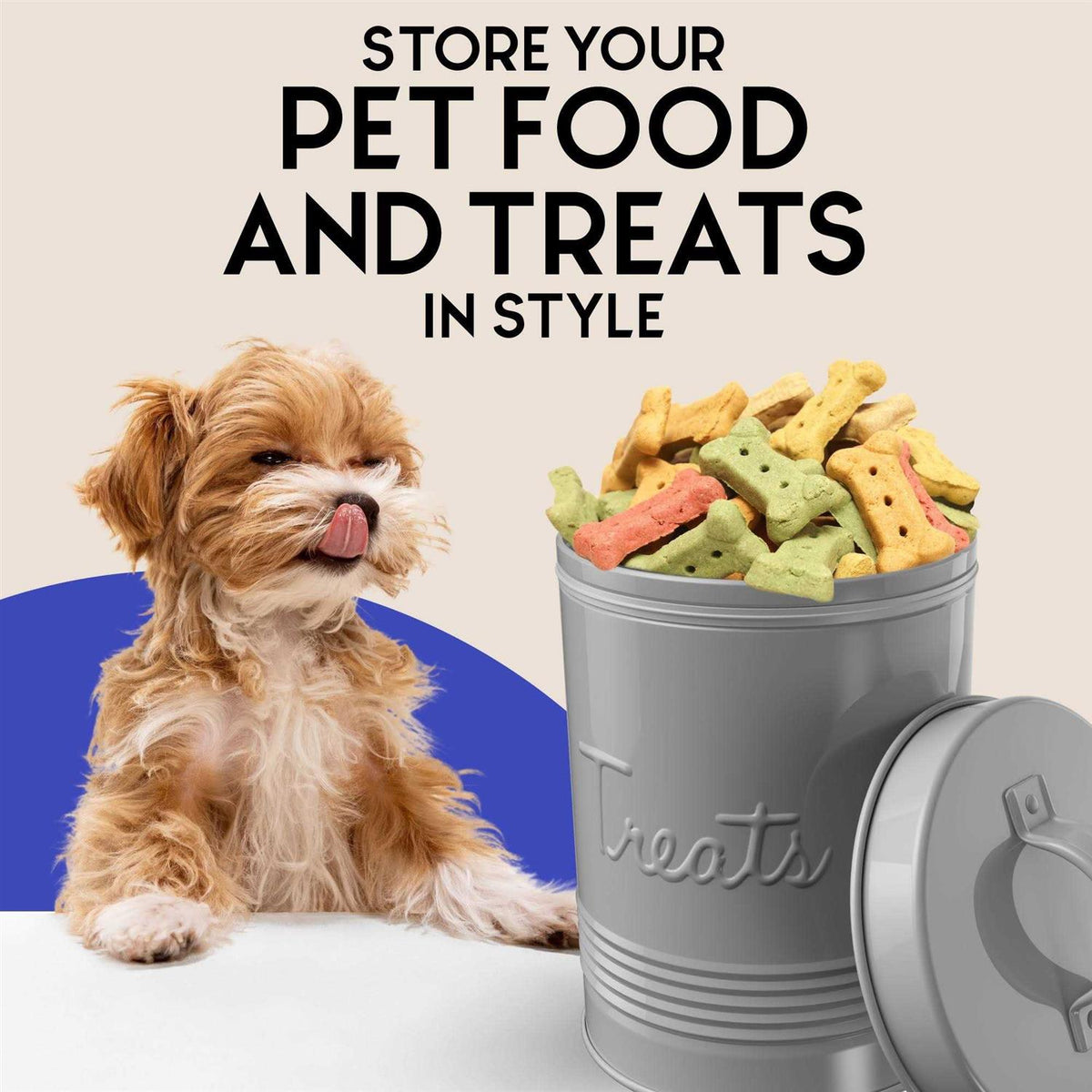 Pet Treats Storage Canister F6189