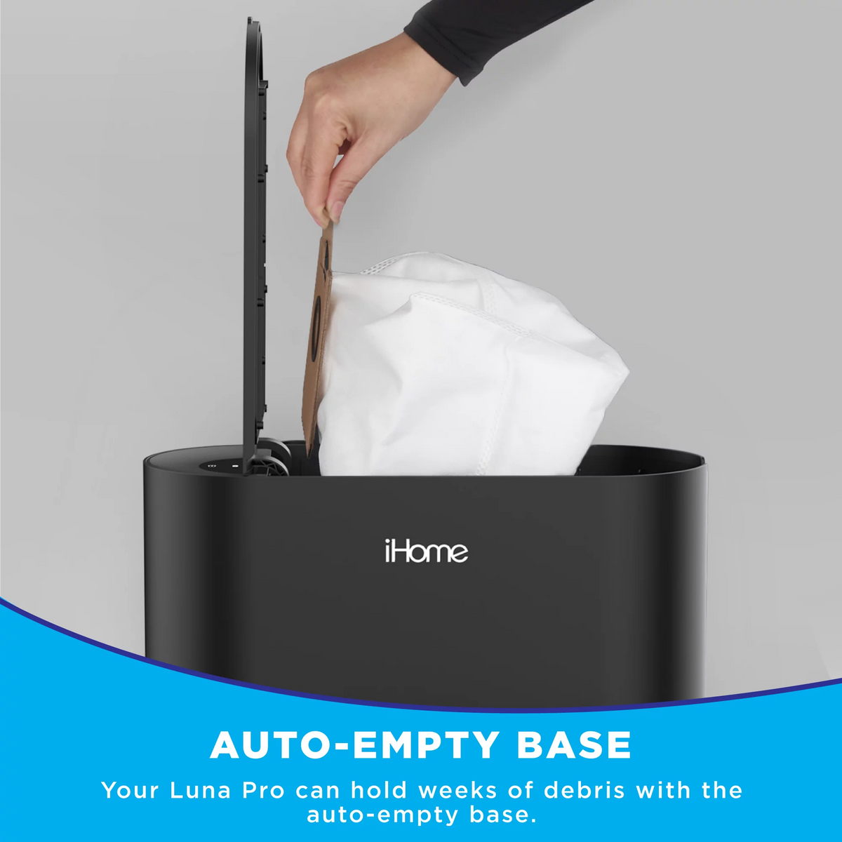 3-in-1 Robot Vacuum and Vibrating Mop with Auto Empty Base S4072