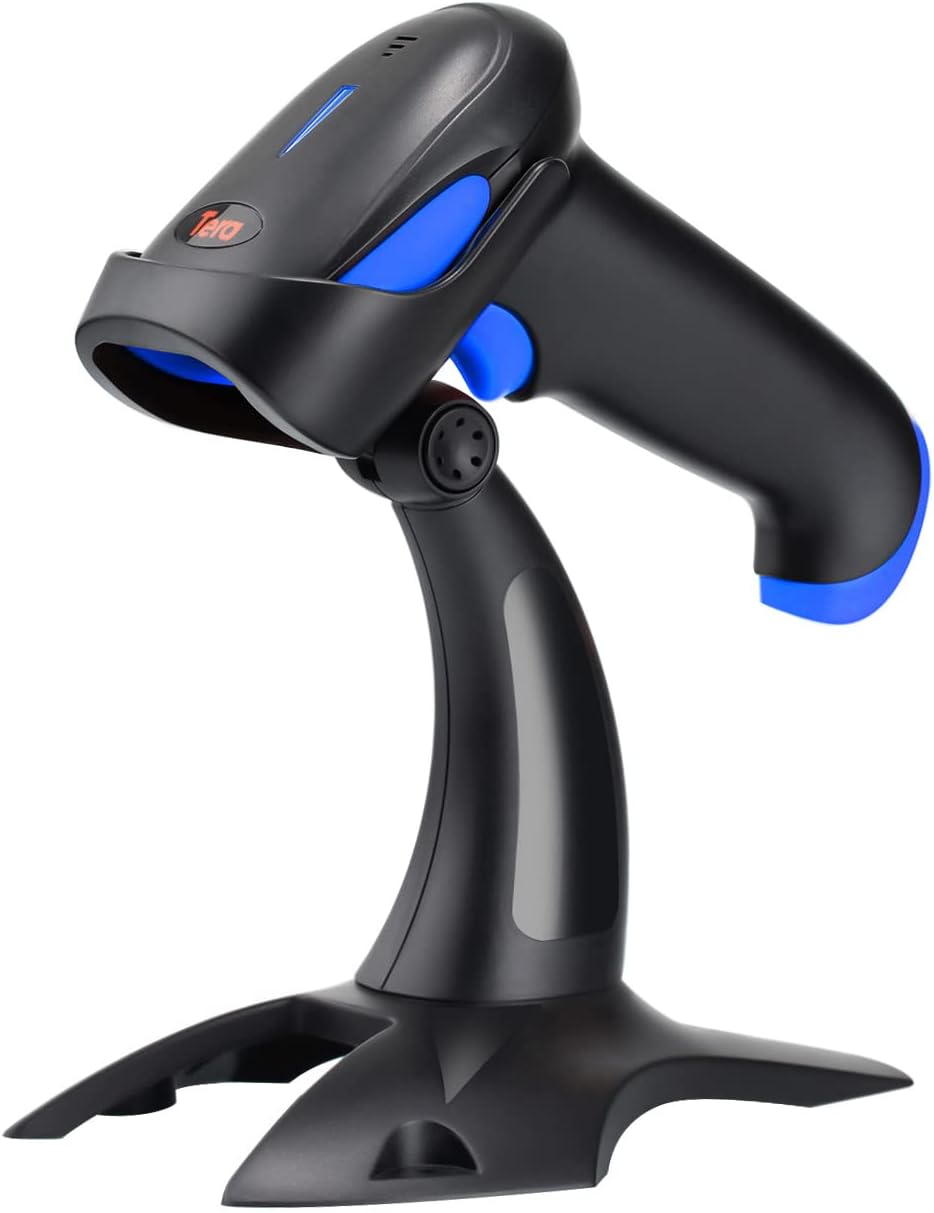 2D Wireless Barcode Scanner with Stand, Pack of 2 H5976