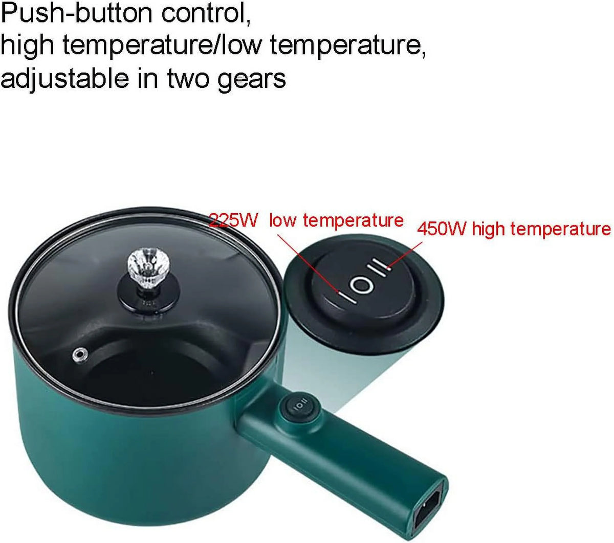 1.8L Non-Stick Electric Hot Pot F4633