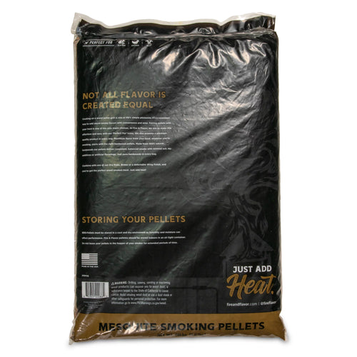 100% All-Natural Mesquite Wood Pellets 20 lb Bag T808584