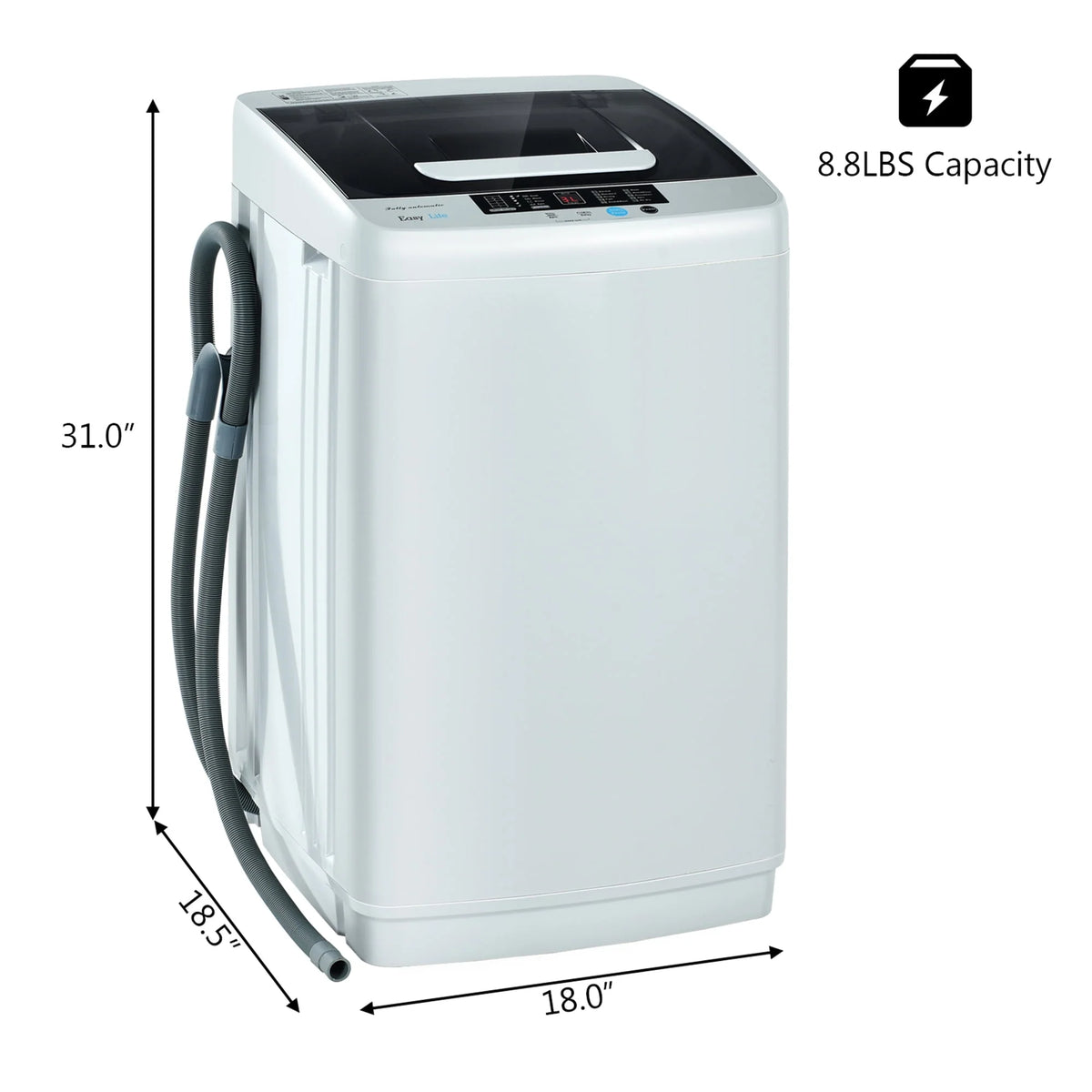 Portable Compact Full-Automatic Washing Machine 8.8 lbs E63191