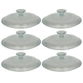 Clear Glass Replacement Lid Cover 6-Pack Z5729
