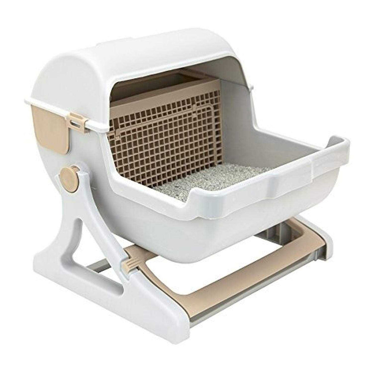 Semi-Automatic Cat Litter Box Z8343