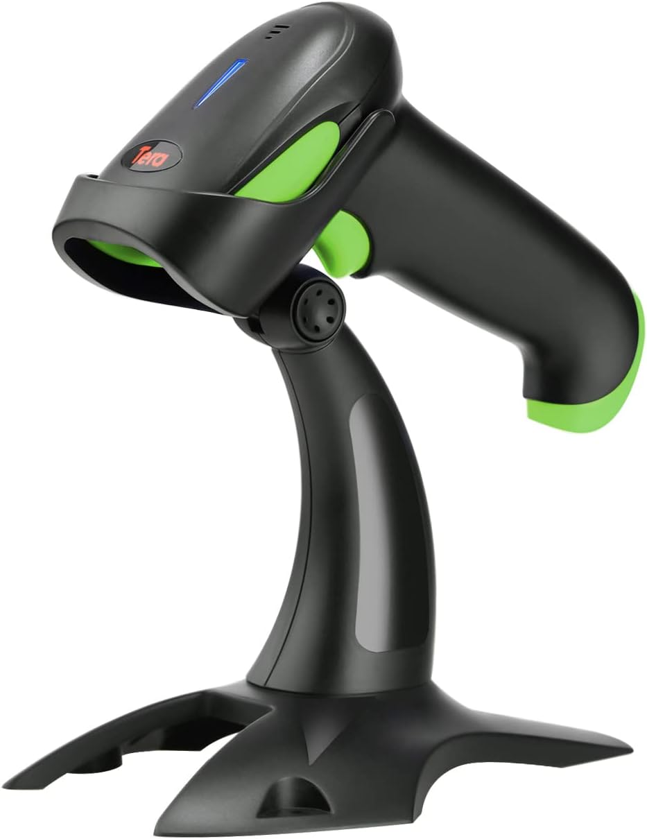 2D Wireless Barcode Scanner with Stand, Pack of 2 H5976
