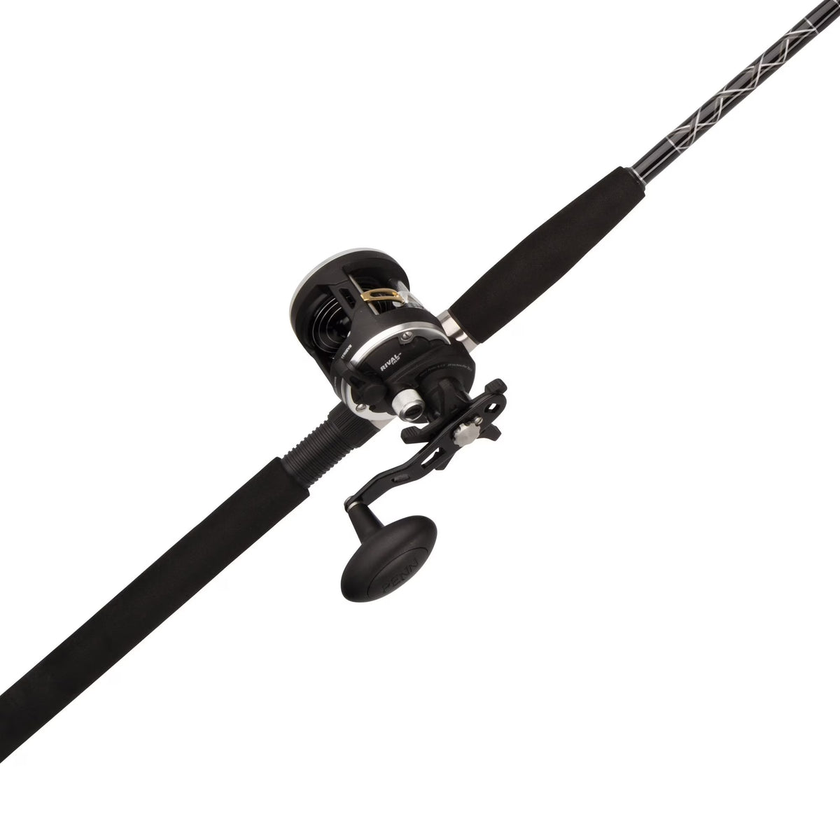 7' Rival Level Wind Fishing Rod and Reel Combo S5177