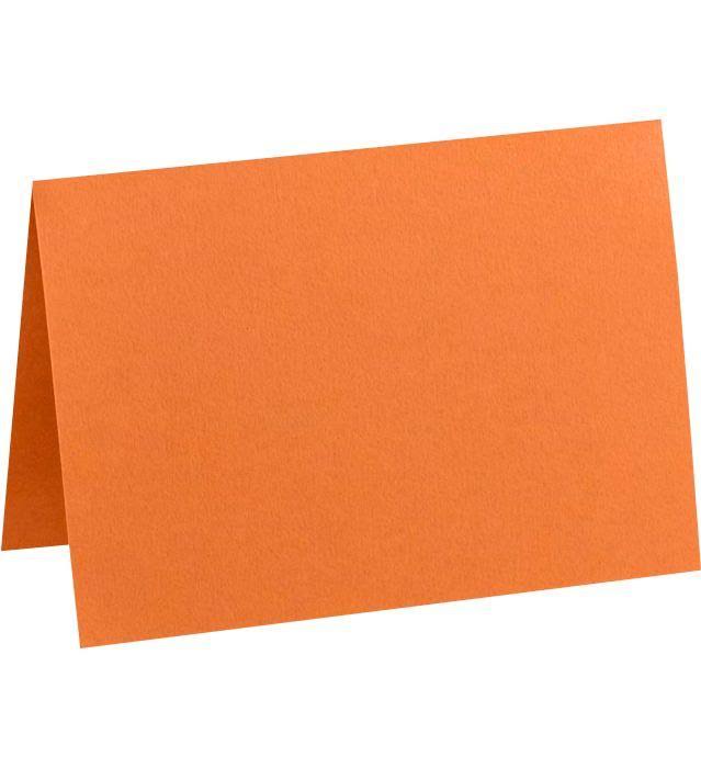 A6 Folded Card (4 5/8 x 6 1/4) - Mandarin (1000 Qty.) P955