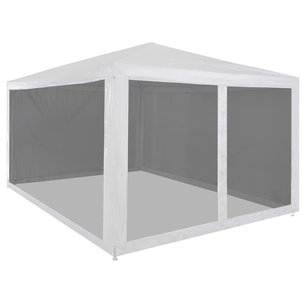 Party Tent with 4 Mesh Sidewalls D4389
