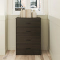 Black Oak 4 Drawer Dresser O17028