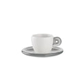 6 Espresso Cups With Saucers V4177