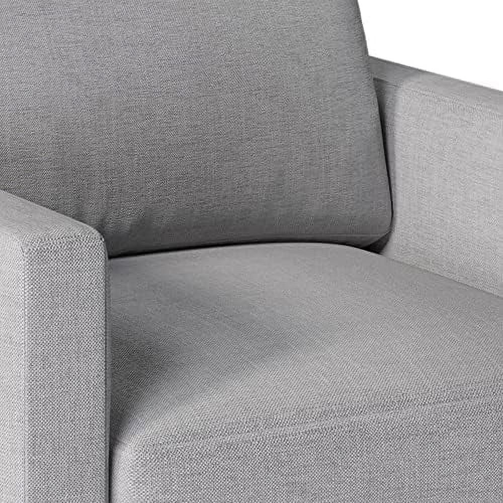 Blue Linen Tufted Recliner Single Sofa H58856