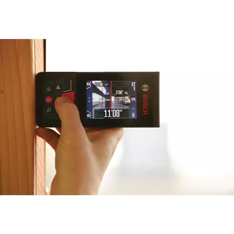 400 ft. Outdoor Laser Distance Measuring Tool with Bluetooth and Camera Viewfinder V422