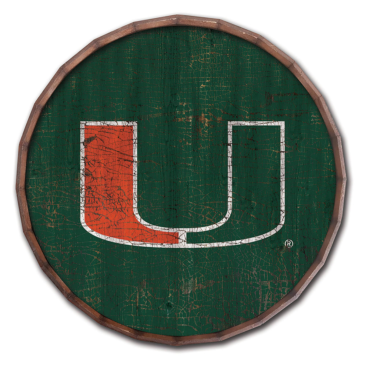 Miami Hurricanes 24x22 Barrel Top R32883