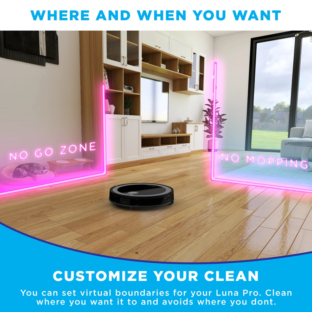 3-in-1 Robot Vacuum and Vibrating Mop with Auto Empty Base S4072