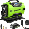 24V Inflator Pump with 2Ah USB Battery & Charger Y86939