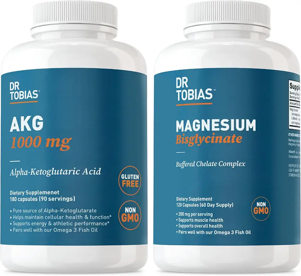AKG Supplement & Magnesium Bisglycinate Vegan Non-GMO N307766