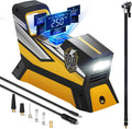 Tire Inflator Portable Air Compressor, 12V DC, 150PSI, LED Light, Pack of 2 O4553