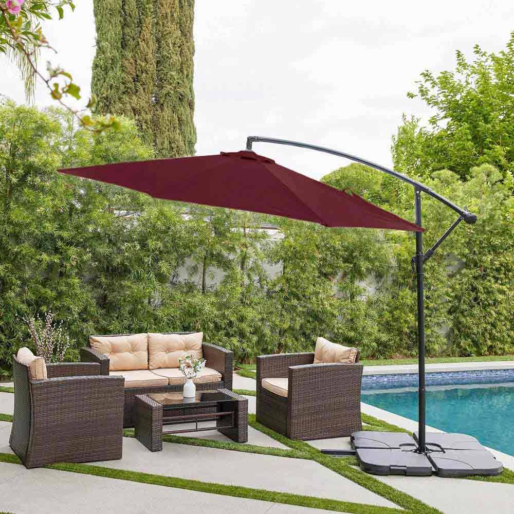 Orange Cantilever Umbrella J353876