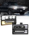 LED Headlights Assembly with DRL Sequential Turn Signal Hi/Low Beam Y269135