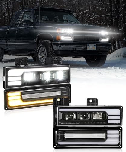 LED Headlights Assembly with DRL Sequential Turn Signal Hi/Low Beam Y269135