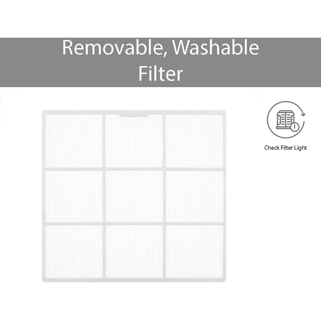 11,500/12,000 BTU 230V Window Air Conditioner with Supplemental Heat O8158