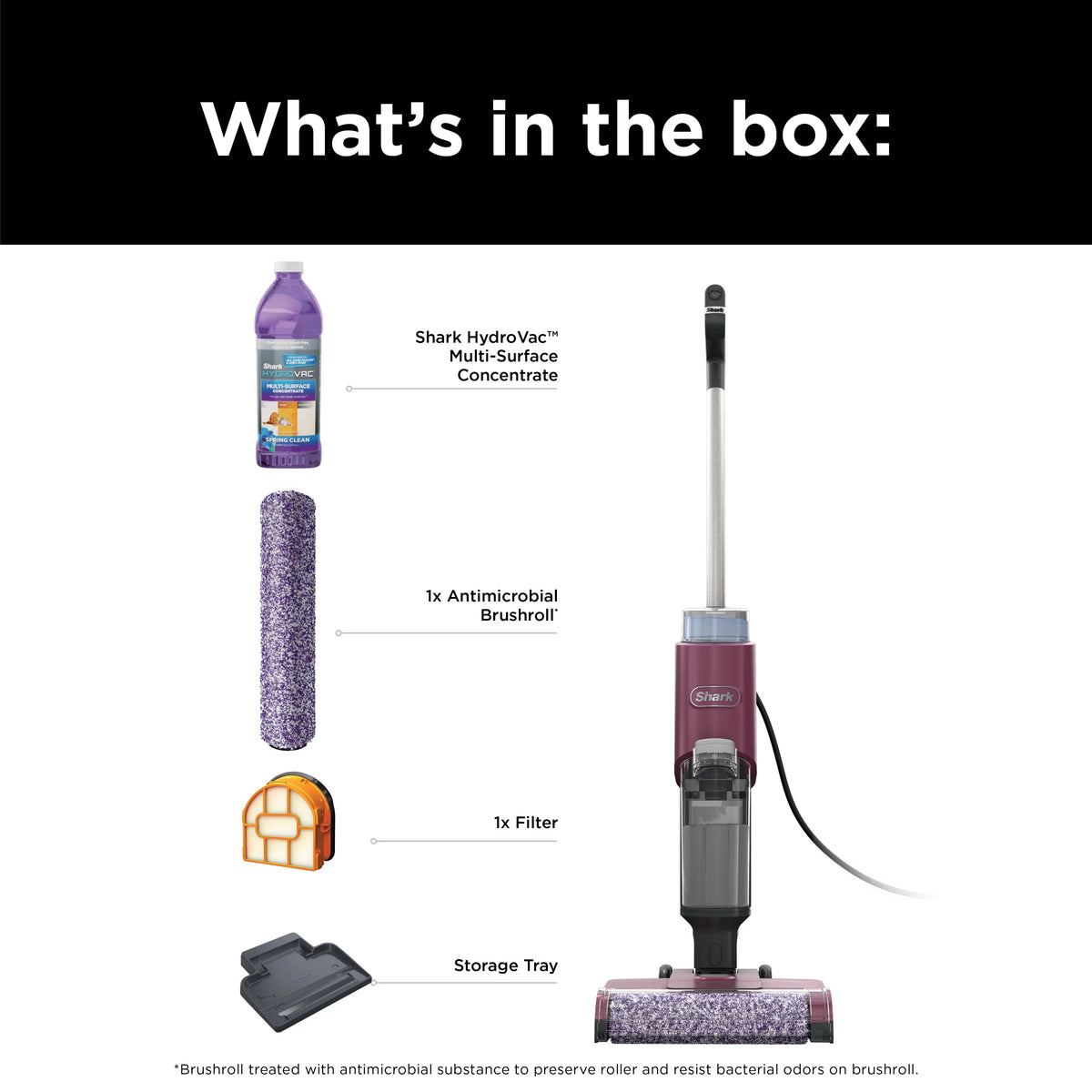 Corded Vacuum Mop Self-Cleaning System I920146