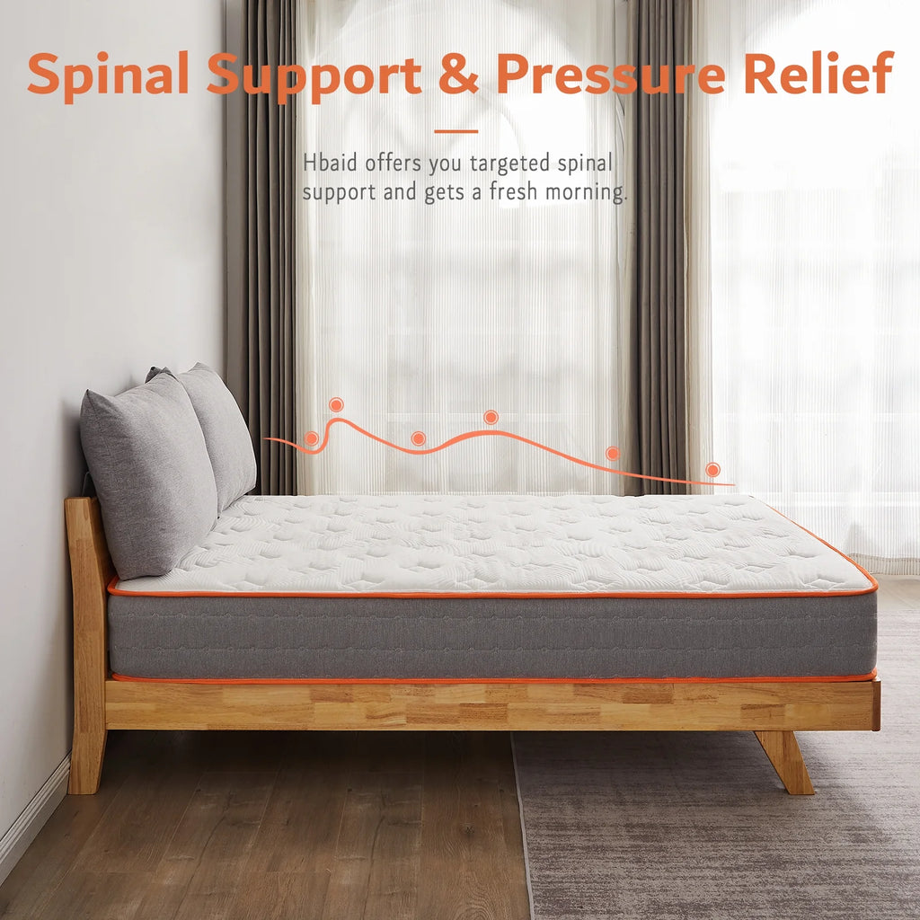 Twin Cooling Gel Memory Foam Hybrid Mattress M168