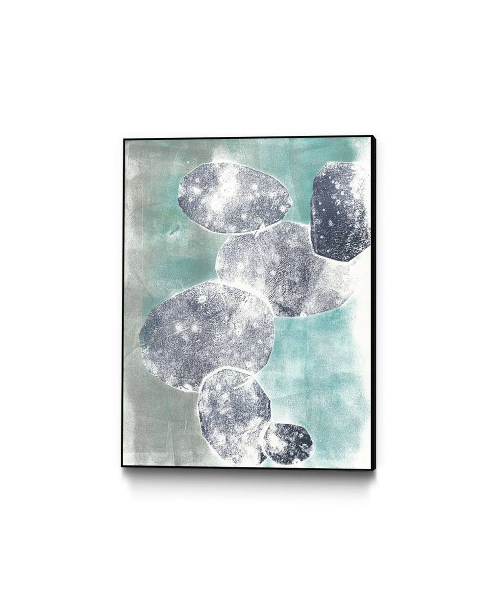 Blue Framed Canvas Art K3842