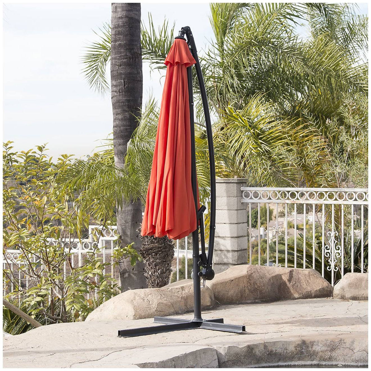 Orange Cantilever Umbrella J353876