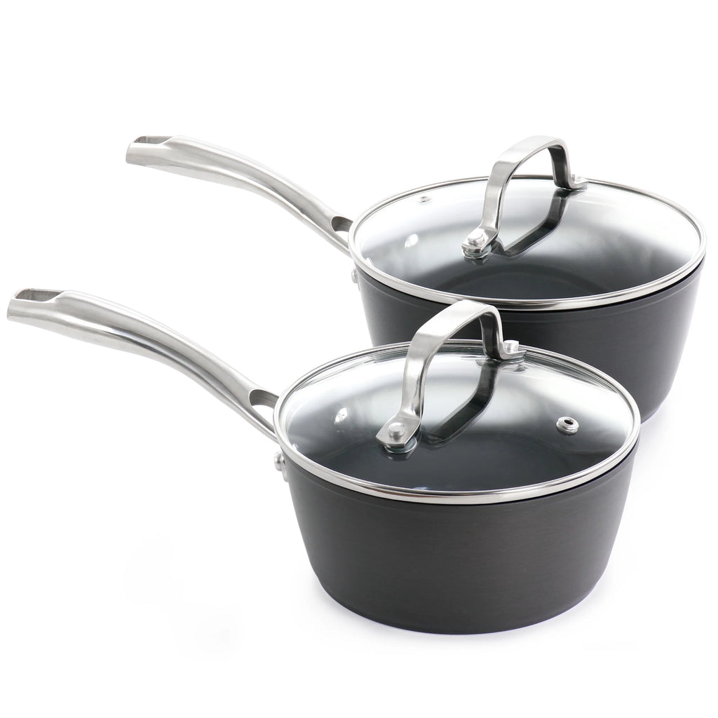 10 Piece Aluminum Ceramic Nonstick Cookware Set in Blue Y2818