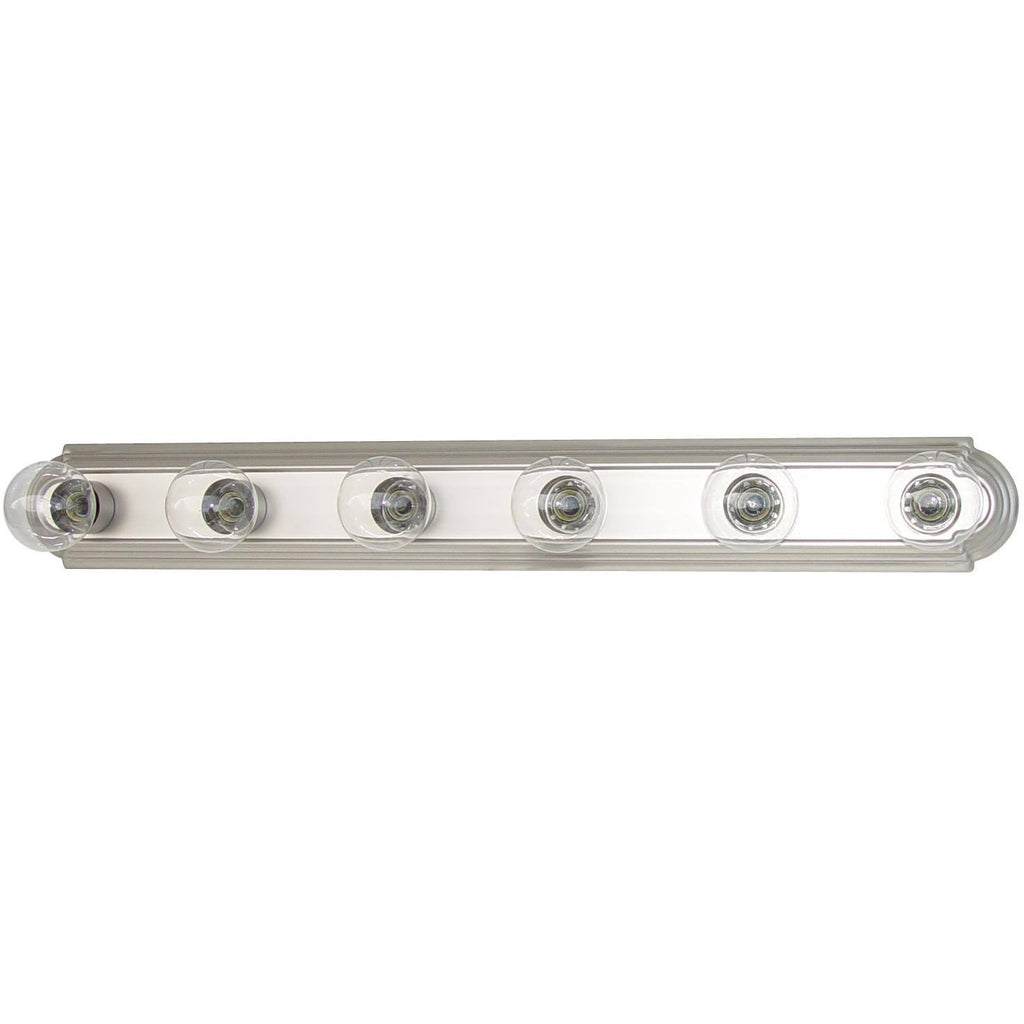 Matte Nickel 6 Light Vanity D42819