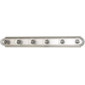 Matte Nickel 6 Light Vanity D42819