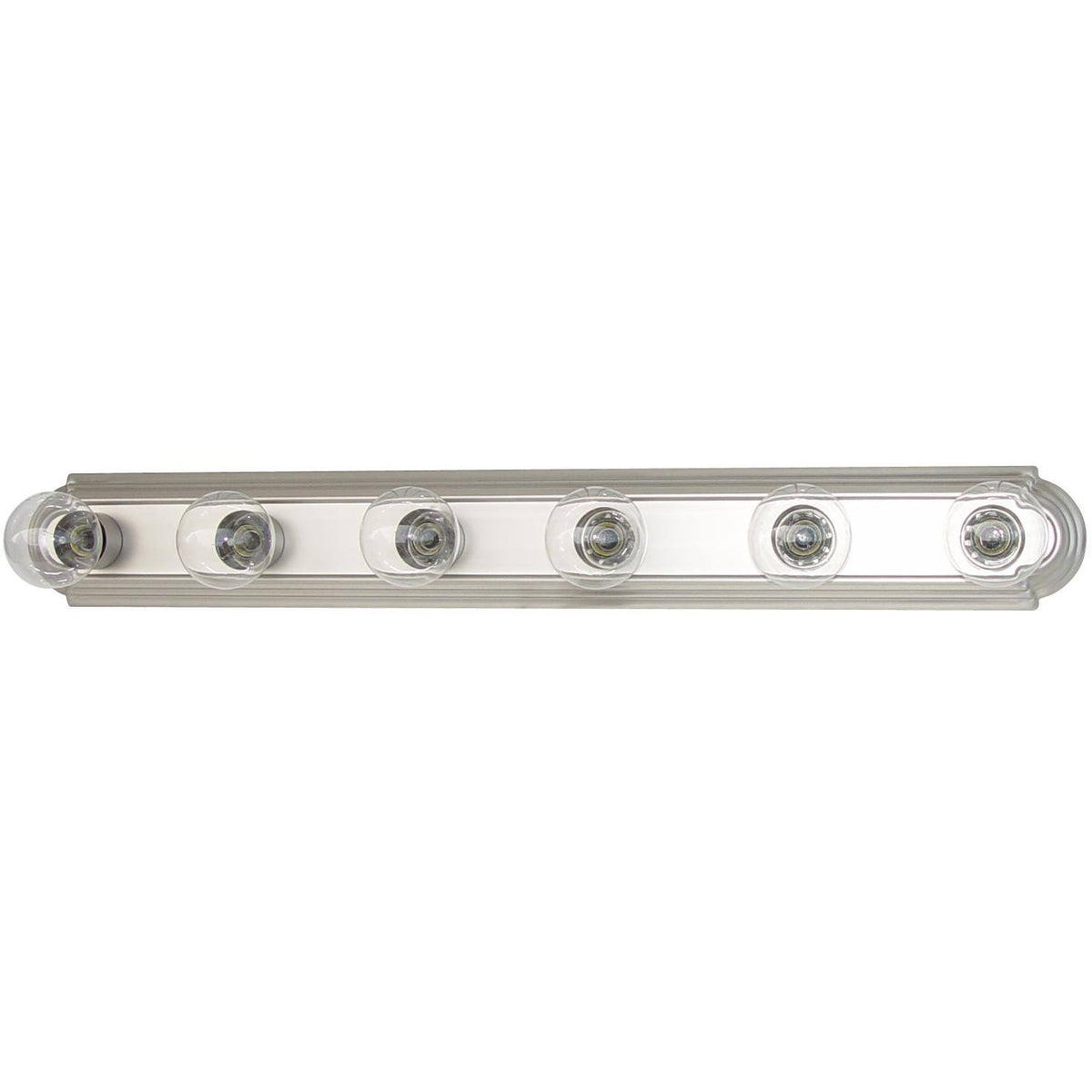 Matte Nickel 6 Light Vanity D42819