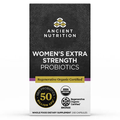 Organic Women's Extra Strength Probiotics 60 caps M201