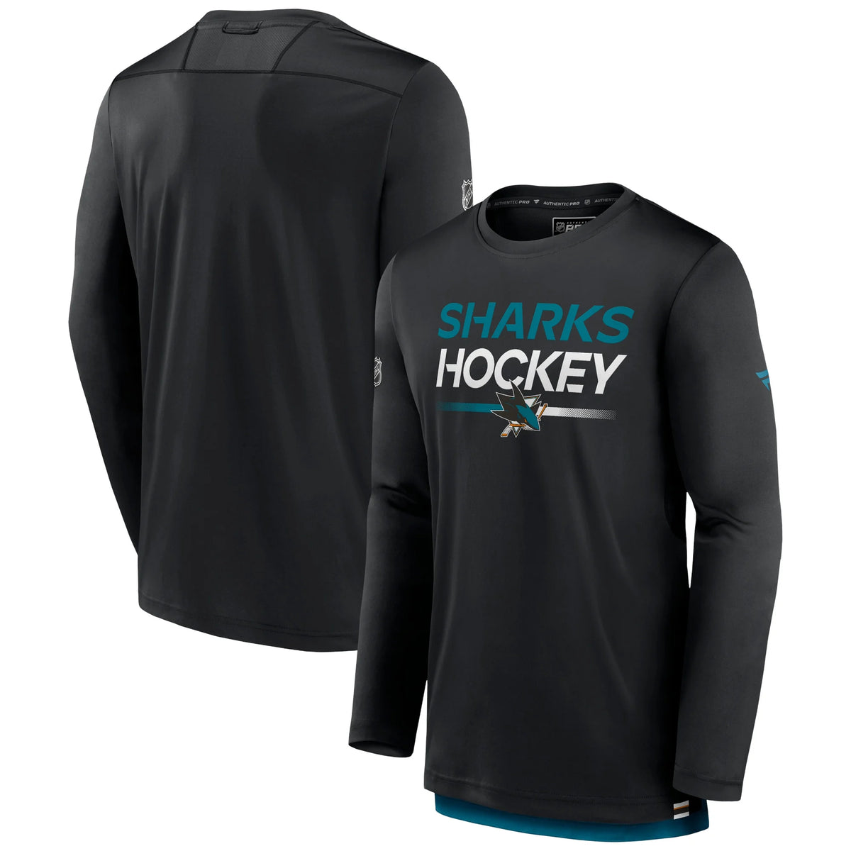 Men's Black Long Sleeve T-Shirt V29147
