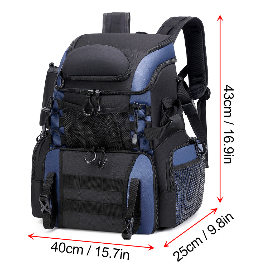 Two Shoulder Bag With 4 Boxes Waterproof Rain Cover F1607