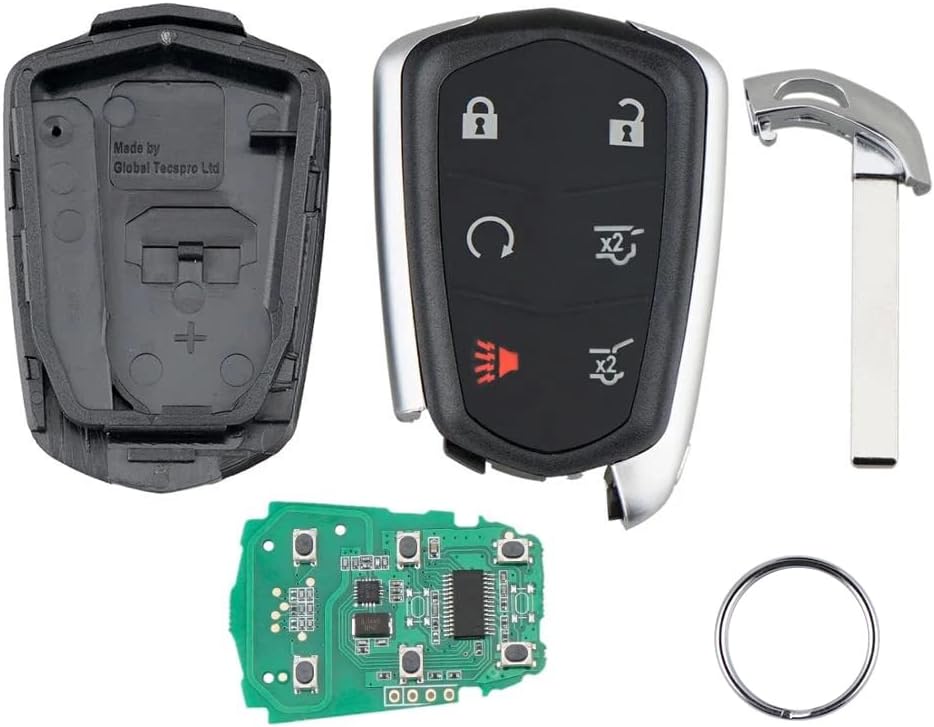 Keyless Entry Remote Control Smart Car Key Fob 1piece Pack of 2 Q748
