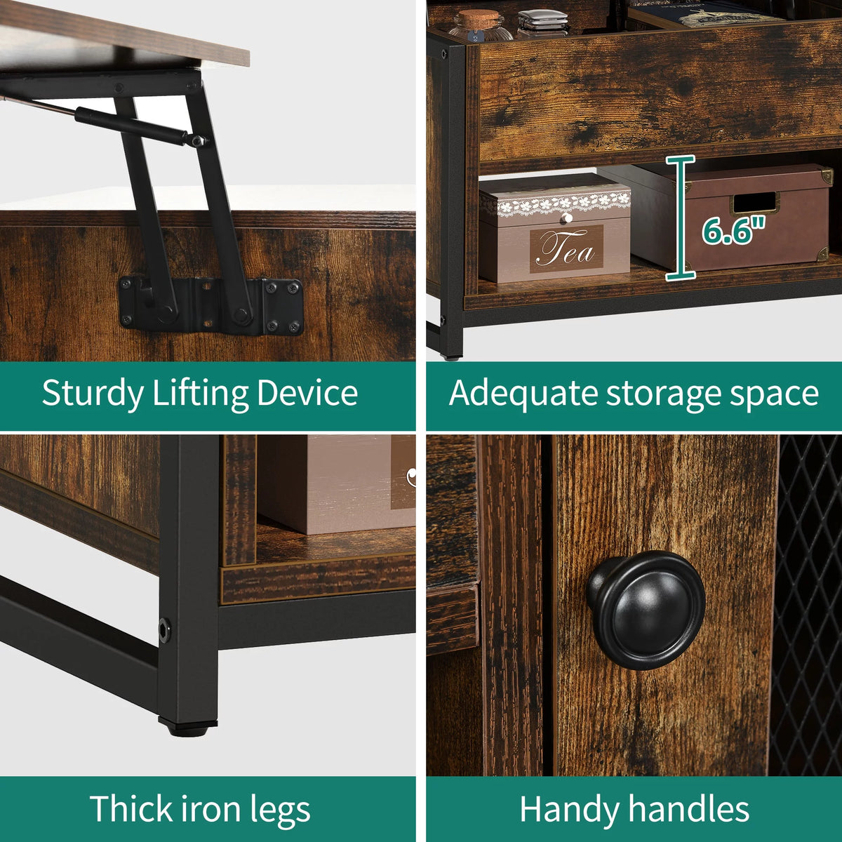 Lift Top Coffee Table with Storage C973578