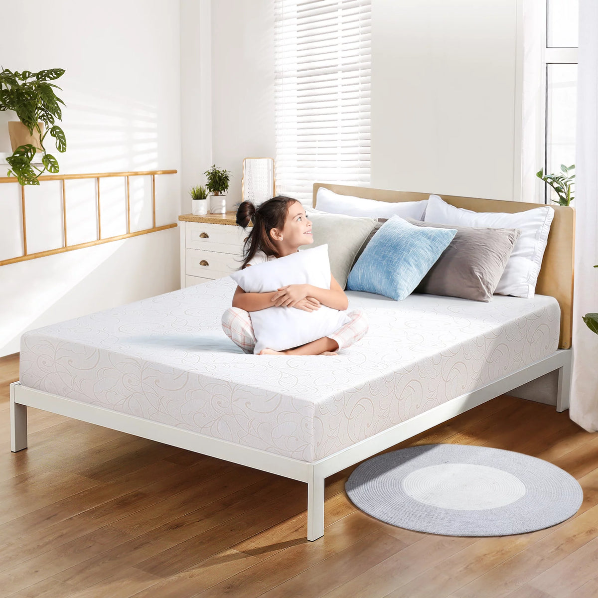 King Firm Gel Memory Foam Mattress A363