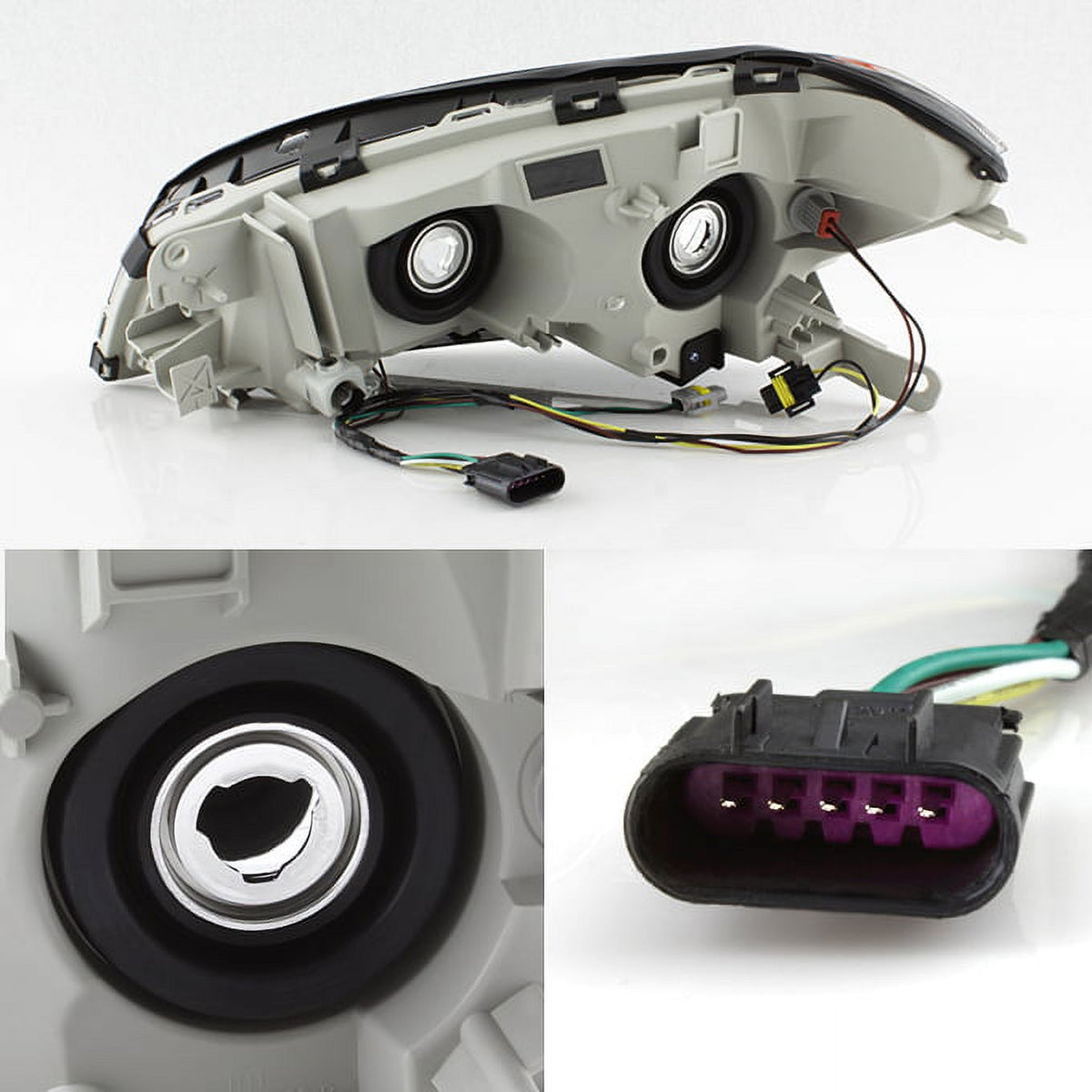 Driver & Passenger Both Side Headlights Assembly W20555
