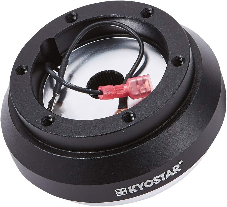 Black Aluminum Steering Wheel Hub Adapter Quick Release Boss Kit C4693